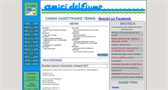 Desktop Screenshot of amicidelfiume.it